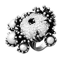 Anello Giovanni Raspini Donna Mediterraneo in Argento Perla 11735/16